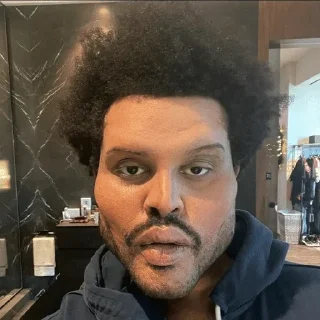 😍 emoji The Weeknd Telegram sticker 15 of 24