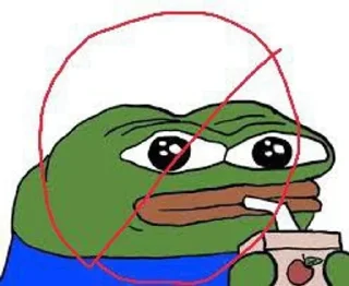 ⛔ emoji Pepe Telegram sticker 12 of 27