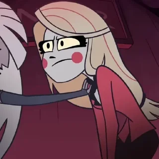 🙁 emoji @Earth928B <- больше стиков Чарли Отель Хазбин Telegram sticker 6 of 75