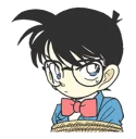 😕 emoji Detective Conan 1 Telegram sticker 7 of 40