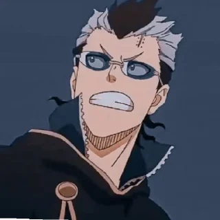 🤬 emoji Black Clover Telegram sticker 11 of 39