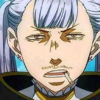🗿 emoji Black clover Telegram sticker 11 of 19