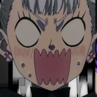 😧 emoji Black clover Telegram sticker 18 of 19