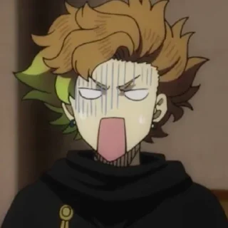 😱 emoji Black clover Telegram sticker 15 of 19