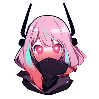 😍 emoji Cyber Girls @aiSTIKER Telegram sticker 19 of 33