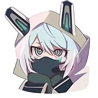 🤯 emoji Cyber Girls @aiSTIKER Telegram sticker 15 of 33