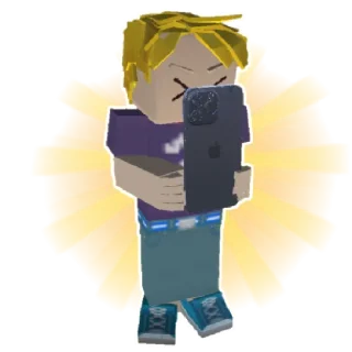 📞 emoji Добрый Нубик Telegram sticker 11 of 31