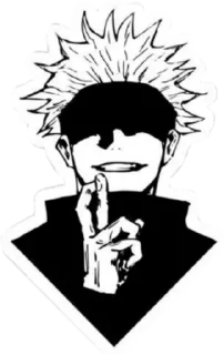 🤞 emoji «ɢᴏᴊᴏ sᴀᴛᴏʀᴜ» ʙʏ @zxcvrst Telegram sticker 10 of 40