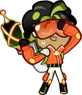 🌟 emoji Agent Olive Cookie Telegram sticker 24 of 80