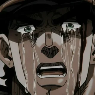😢 emoji Джотаро Telegram sticker 14 of 49