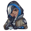 😏 emoji Overwatch Telegram sticker 21 of 26