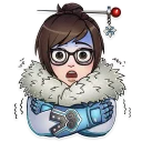 😨 emoji Overwatch Telegram sticker 4 of 26