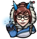 🙂 emoji Overwatch Telegram sticker 7 of 25
