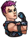 💪 emoji Overwatch Telegram sticker 11 of 25