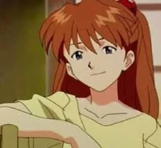 😏 emoji Asuka Langley Souryuu Telegram sticker 11 of 49