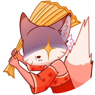 🌟 emoji кицунэ аи | @stickbyjenna Telegram sticker 10 of 47