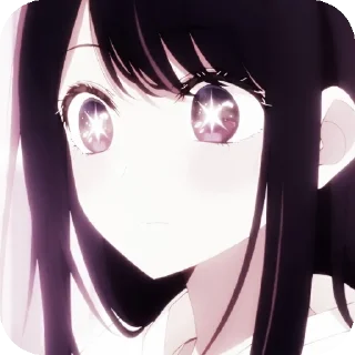 🥳 emoji 人但      °  Ai Hoshino    ₊      ꒰ ꭷ´ ·  ꒱ Telegram sticker 21 of 22