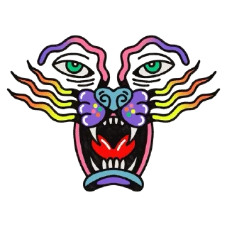 🐯 emoji Old school @DozaEmoji Telegram sticker 24 of 100