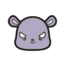 🙂 emoji Kuromi @xkysluv Telegram sticker 19 of 40