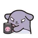 ☕️ emoji Kuromi @xkysluv Telegram sticker 24 of 40