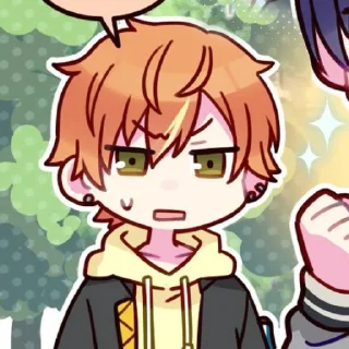 😑 emoji akito shinonome by @sagirikoto Telegram sticker 17 of 45