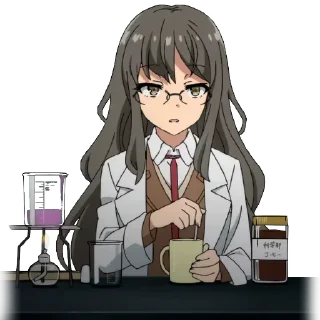 🤓 emoji БОЛЬШЕ ⇨ @CLOOBHUB АНИМЕ СТИКЕРЫ ANIME STICKERS ТГ Telegram sticker 15 of 53