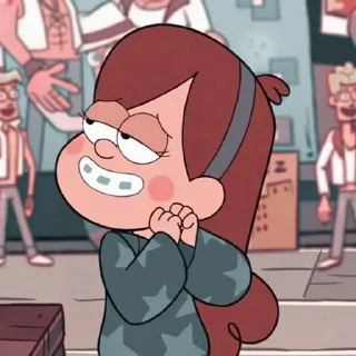 😍 emoji gravity falls Telegram sticker 11 of 17