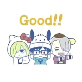 🆒 emoji ユーリ!!! ON ICE Telegram sticker 15 of 35