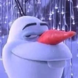 😏 emoji OLAF Telegram sticker 19 of 29