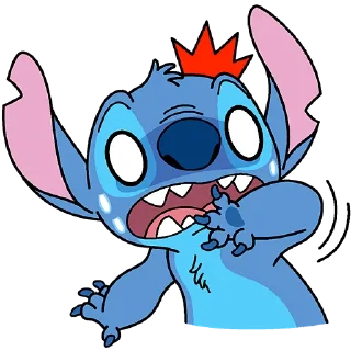 😱 emoji Стич @Nyasticks Telegram sticker 7 of 41