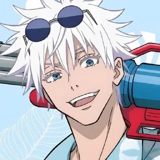 😁 emoji Gojo Satoru @Ralzei228 Telegram sticker 19 of 43