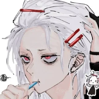 🪥 emoji shigaraki tomura Telegram sticker 23 of 120