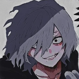 😁 emoji shigaraki tomura Telegram sticker 6 of 120
