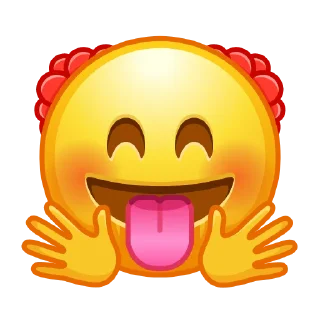 😛 emoji Crazy Emoji - @TgSticker Telegram sticker 22 of 101