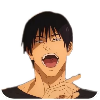 😮 emoji Toji Fushiguro •anime• @StickersAnimeandManga Telegram sticker 16 of 48