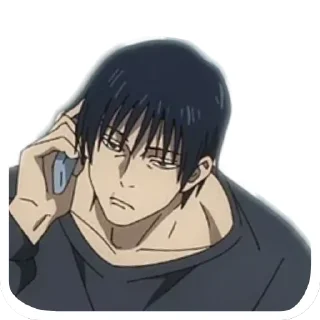 😐 emoji Toji Fushiguro •anime• @StickersAnimeandManga Telegram sticker 10 of 48
