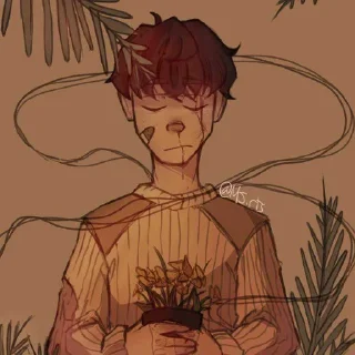 Sticker from aesthetic
