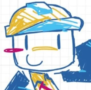 🌟 emoji ❁builderman pack by @hrynya Telegram sticker 16 of 80