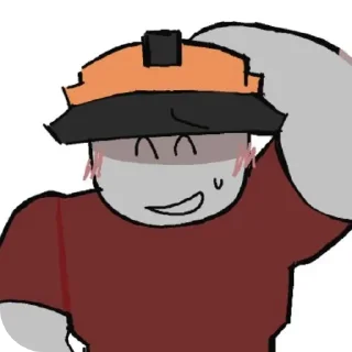 🎩 emoji ❁builderman pack by @hrynya Telegram sticker 22 of 80