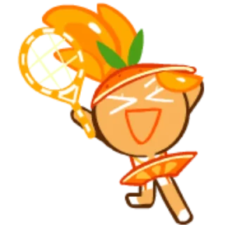 🍊 emoji Orange Cookie! Telegram sticker 16 of 57