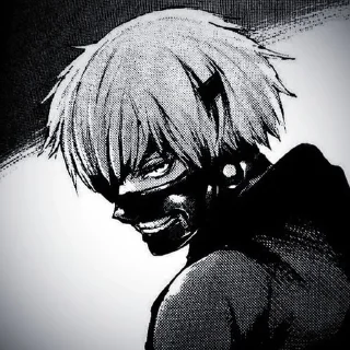 😒 emoji Tokyo Ghoul Telegram sticker 8 of 75