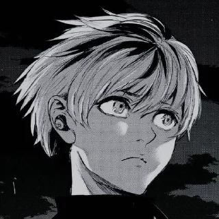 🤧 emoji Tokyo Ghoul Telegram sticker 18 of 75
