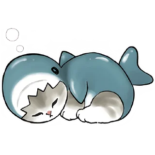 Sticker from Акулы и котята 4 @Nyasticks