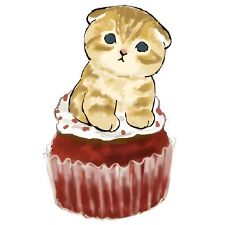 Sticker from Сладкие котята @Nyasticks