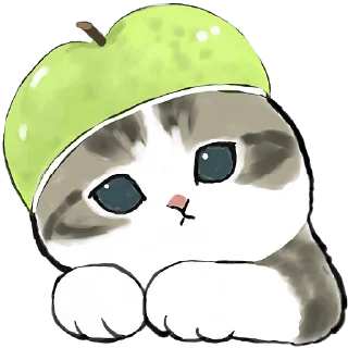 Sticker from Фруктовые котята @Nyasticks
