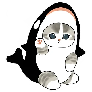 😒 emoji Акулы и котята 4 @Nyasticks Telegram sticker 23 of 41