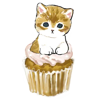 🧁 emoji Сладкие котята @Nyasticks Telegram sticker 18 of 41
