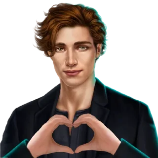 ❤️ emoji Лео КР @ajnssnsnsnsm Telegram sticker 6 of 78