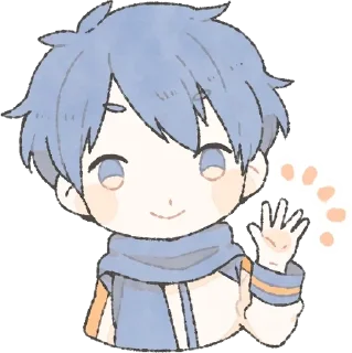 😊 emoji Loose Hatsune and friends|rif| Telegram sticker 5 of 24