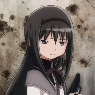 🔫 emoji homura akemi Telegram sticker 22 of 118